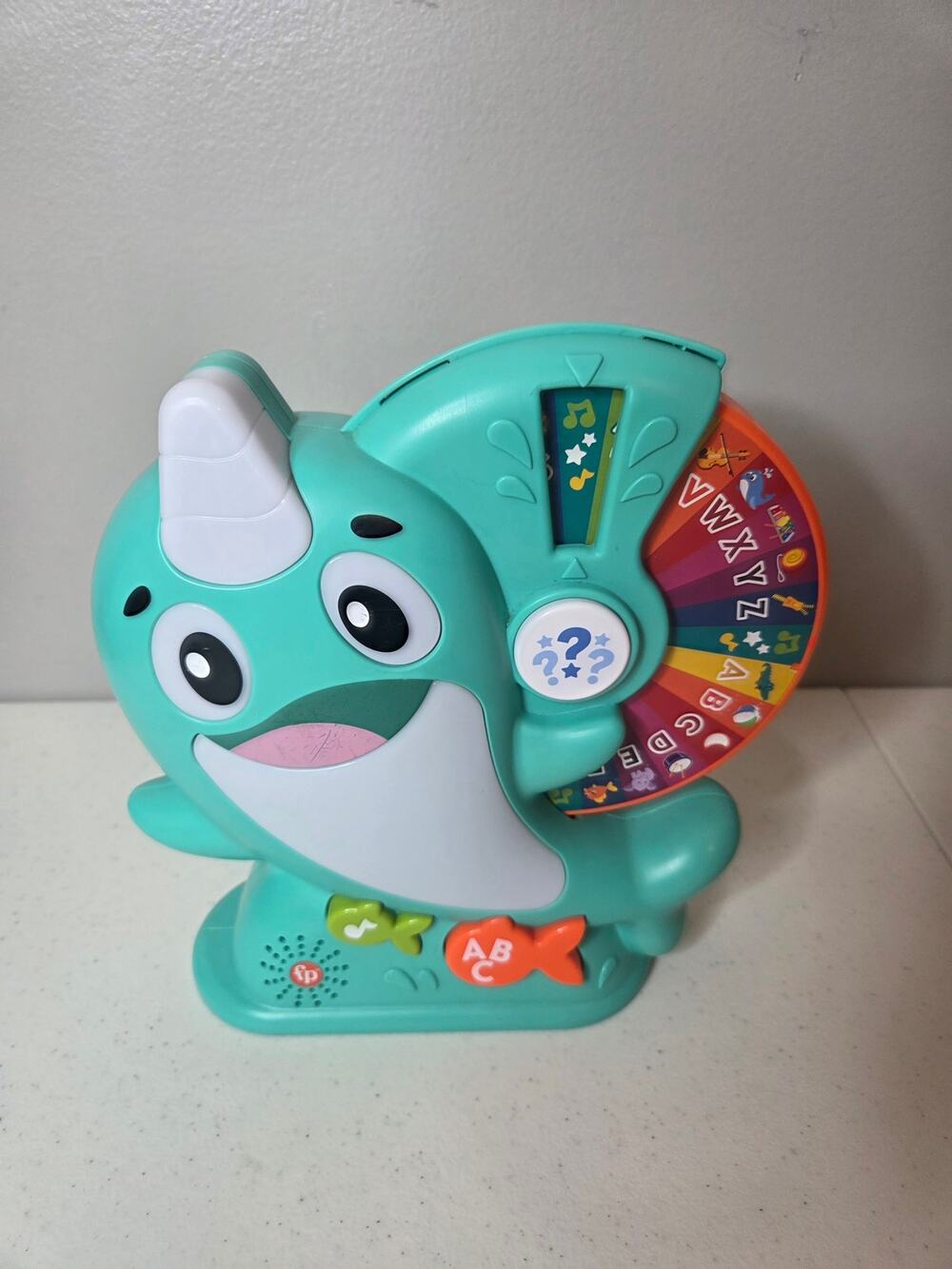 Fisher Price Linkimals Narwhal Learning Toy Letters Numbers Toddler Tested